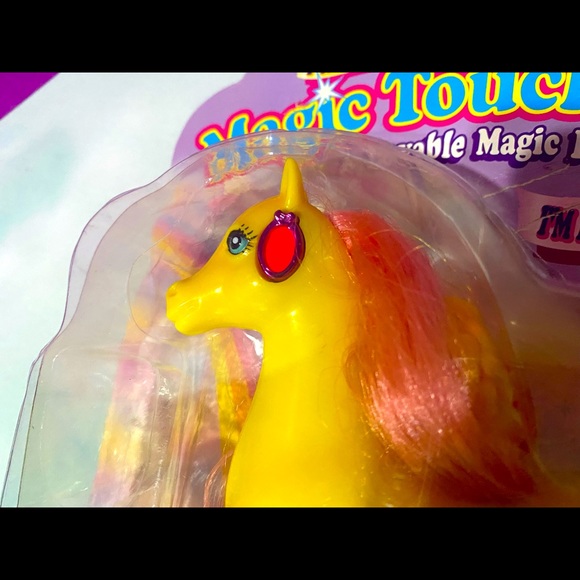 MAGIC TOUCH PONY VINTAGE 90s MAGIC JEWELS PONY SAPPHIRE JEWELS LIGHT UP & BLINK - Picture 3 of 16